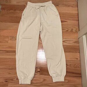 H&M Cream Comfy Sweatpants